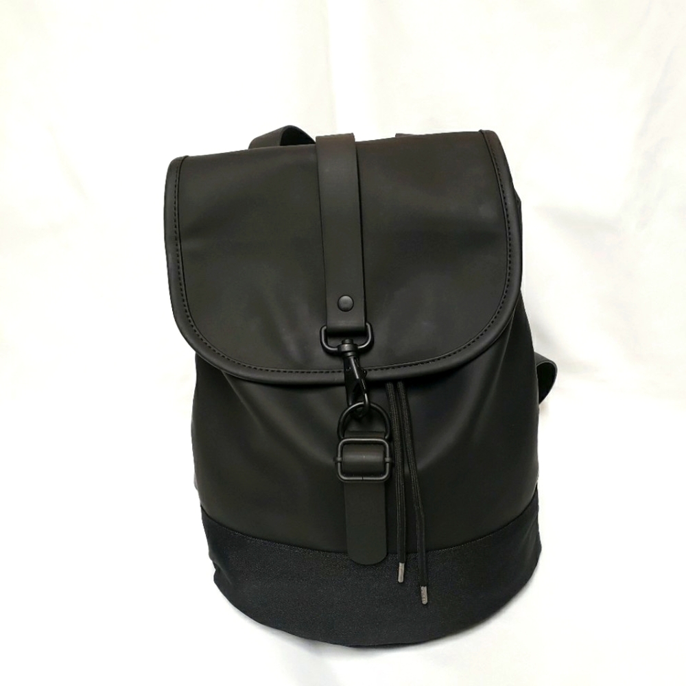 Rains Black Backpack
